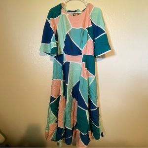 Emily and Fin Mosaic Dress, Size L